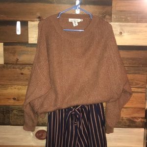H&M Camel Color Loose Fitting Sweater